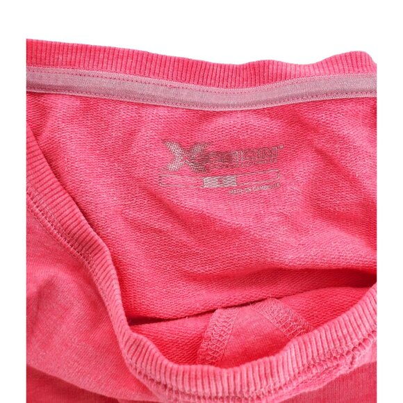 Xersion S Performancewear Neon Pink Activewear Long Sleeve Barbiecore Sweatshirt - Picture 6 of 11